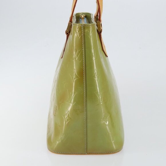 LOUIS VUITTON Monogram Vernis Houston Hand Bag Baby Blue M91005 LV Auth hk3138 - Picture 5 of 16